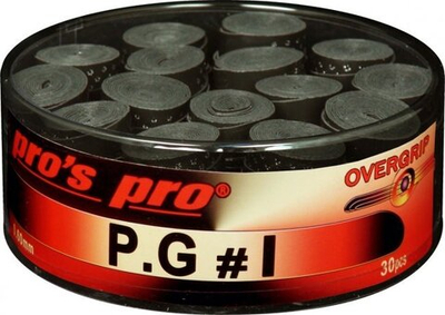Теннисные намотки Pro's Pro P.G. 1 30P - black