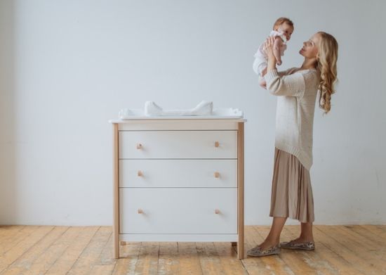 Комод Classic 3 ящика (белый)