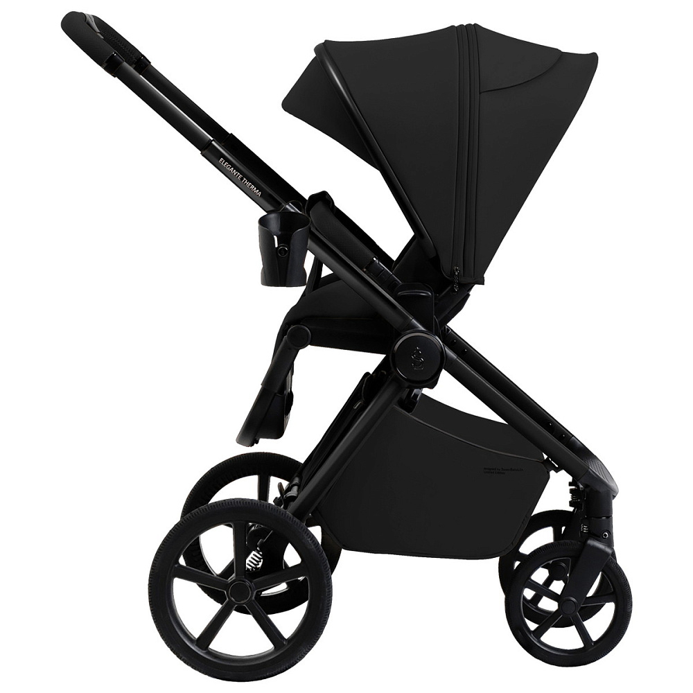 Детская коляска 2 в 1 Sweet Baby SBL Elegante Therma Colore 427709 Black