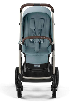 Прогулочная коляска Cybex Talos S Lux TPE Stormy Blue с дождевиком