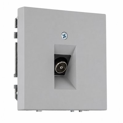 Розетка телевизионная LIREGUS MODERN ITVL-1-01.M/GC31 светло-серый матовый