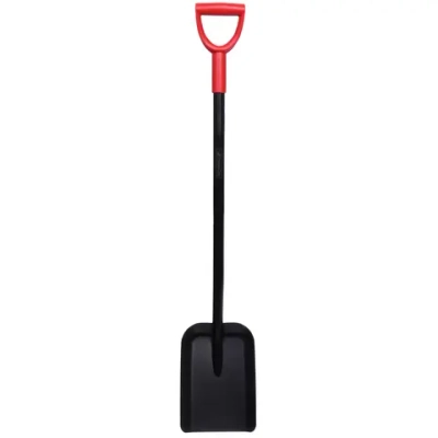 Лопата садовая совковая 119 см металлический черенок, с пластиковой V ручкой 7903