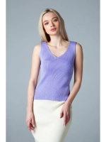 Топ вязаный, майка в рубчик