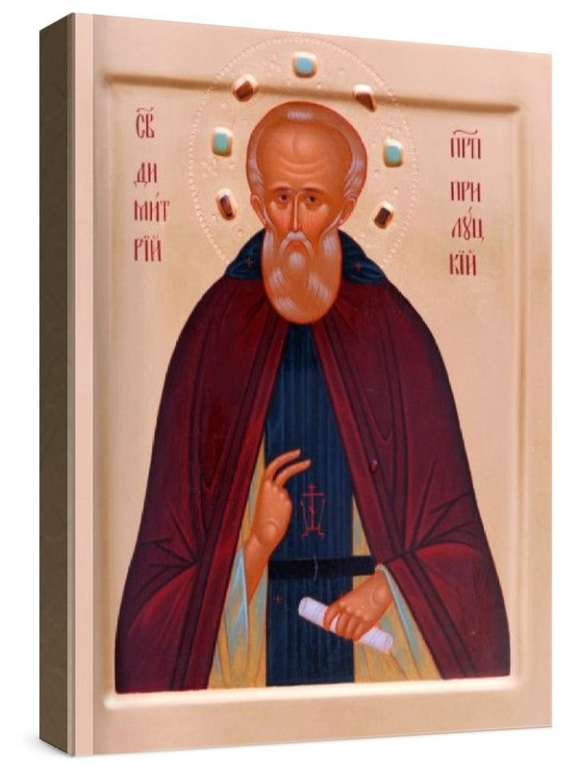 Дмитрий Прилуцкий (рукописная икона)