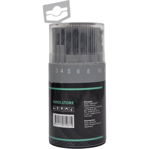 Набор сверел универсальный NIREX UniBit X2, 18шт NUBX2