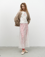 Faux Fur Jacket Beige