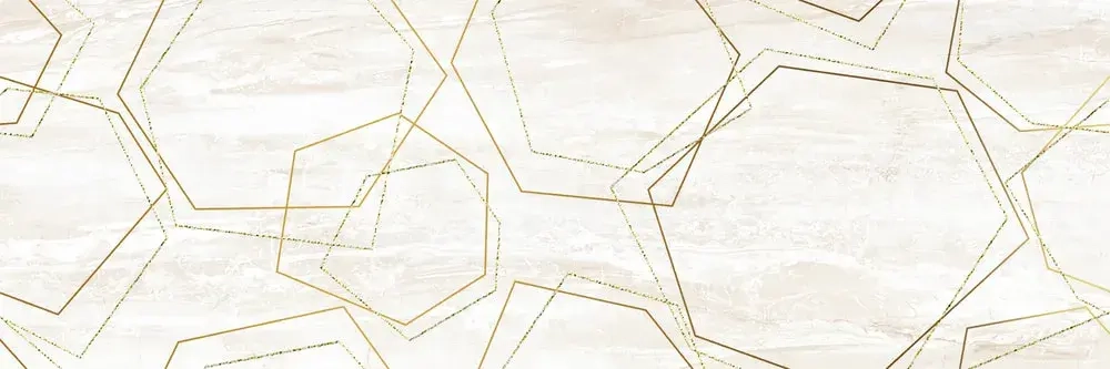 Декоративная плитка ALMA Ceramica DWU93DNV04R Denver 90x30 бежевая глянцевая с орнаментом