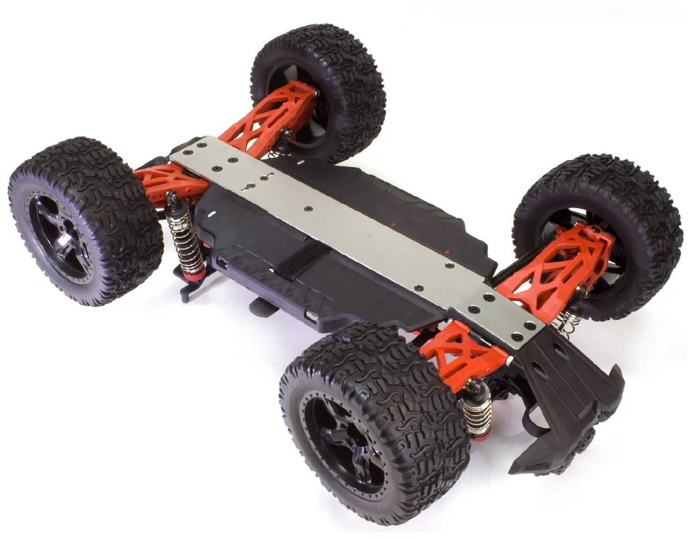Радиоуправляемый монстр Remo Hobby MMAX UPGRADE (красный) 4WD 2.4G 1/10 RT