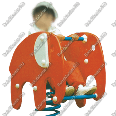 Качалка для детей для игровых комнат, площадок "Оранжевый Слон"
