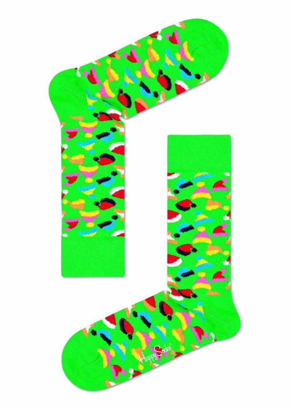 Носки унисекс Sacred Heart Sock с шапочками (Размер: 29) (Цвет: лаймовый)