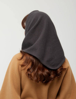 Оренбургский платок-косынка К820-24 графит