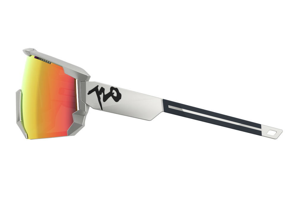 Спортивные очки 720armour Mars / Matte Silver / Red Lens