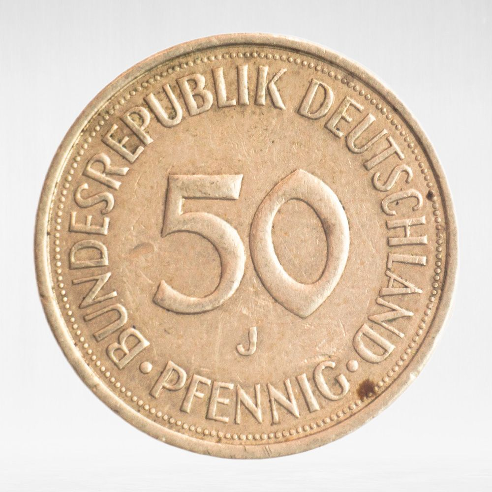Germany, 50 Pfennigs, 1983, (Hamburg Mint - "J"), VF