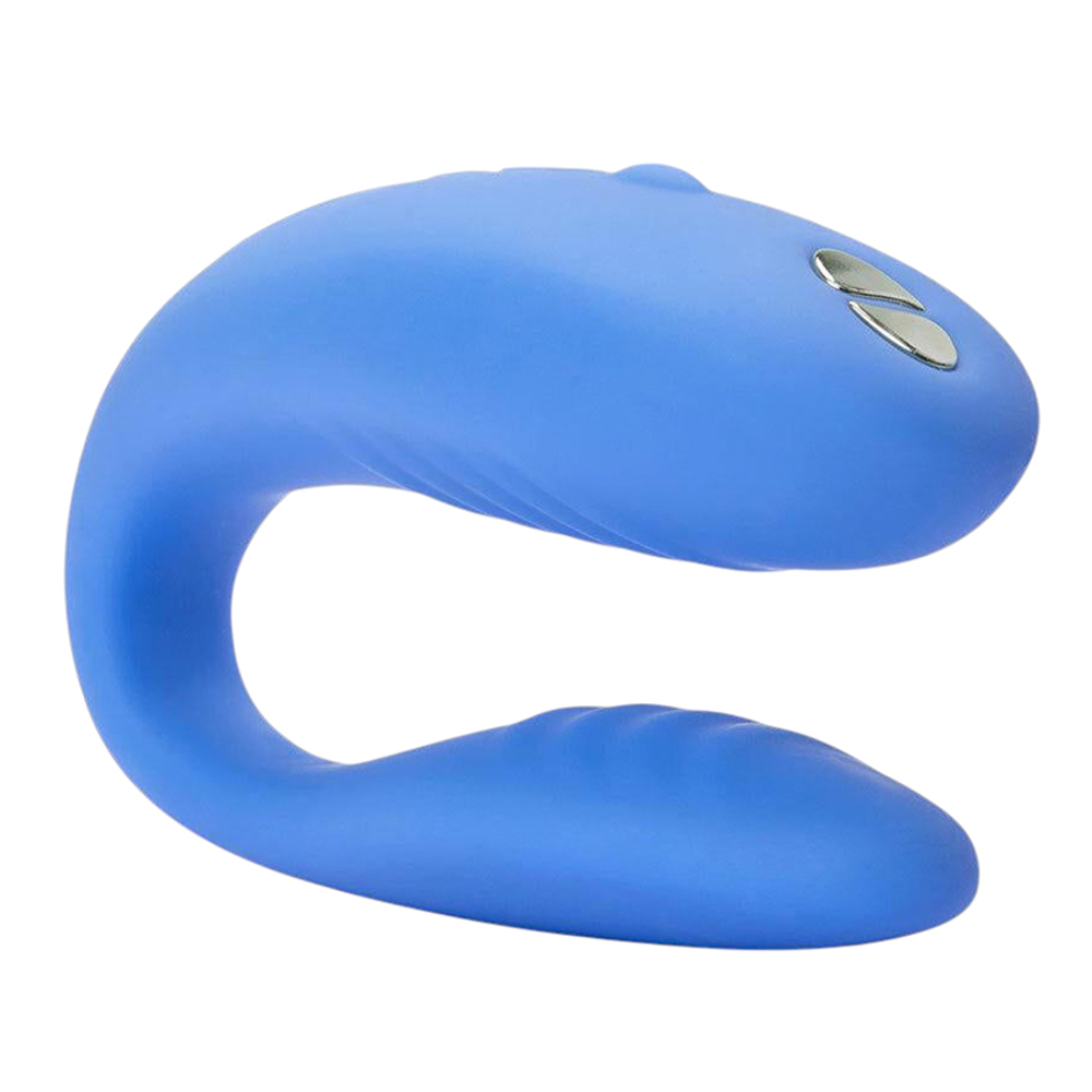 Голубой вибромассажер 7,7см для пар с пультом ДУ We-Vibe Match Couples Vibrator Blue SNATSG5