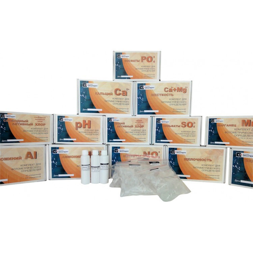 Комплект "СТ-ФОТО" Активный хлор (общий, свободный, связанный) на 500 изм.