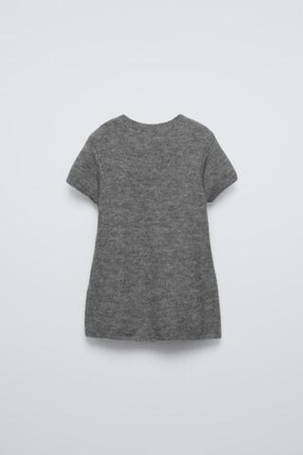 ZARA ПЛАТЬЕ ИЗ 100% ШЕРСТИ, СЕРЫЙ