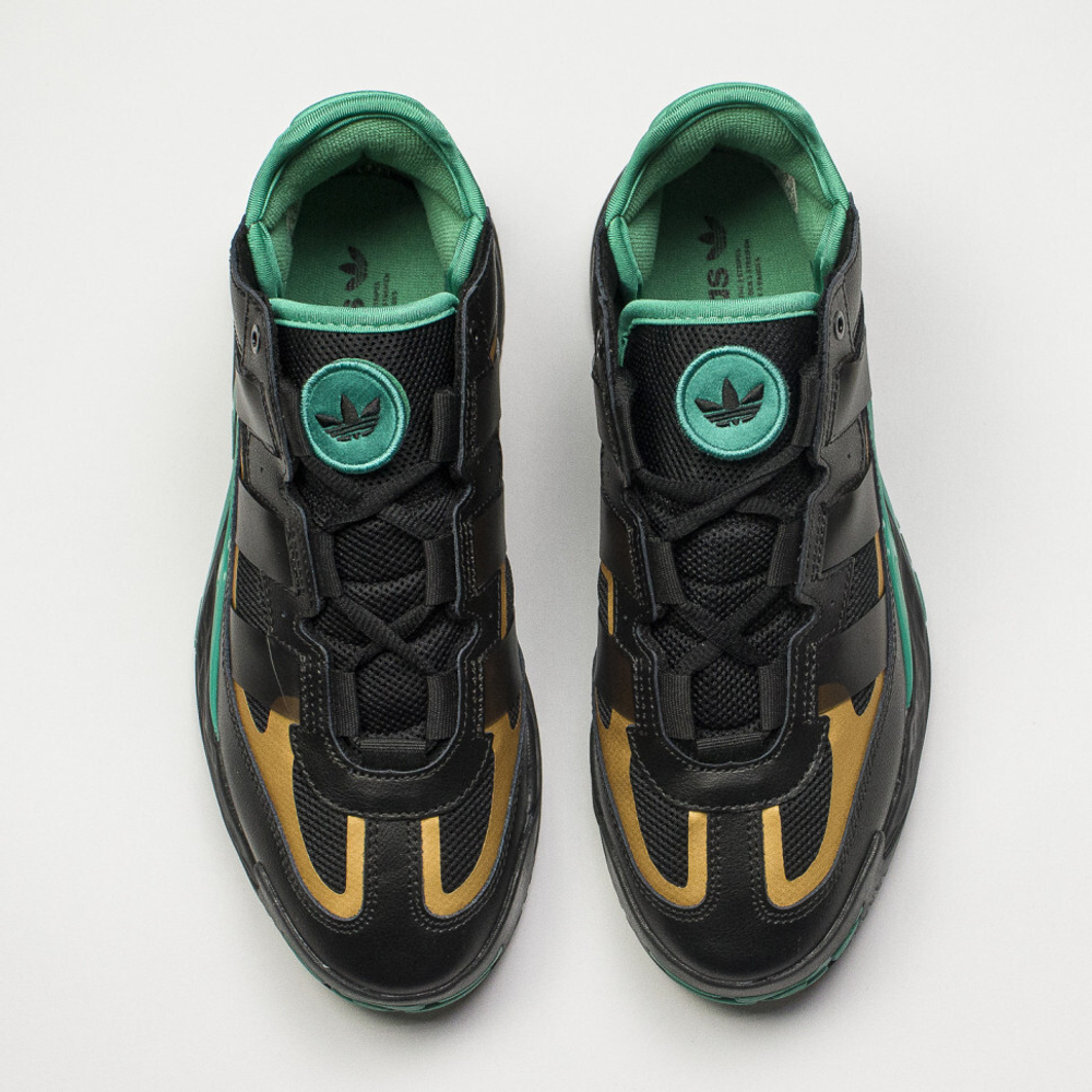 кроссовки Adidas Niteball Black / Green Ftwr.