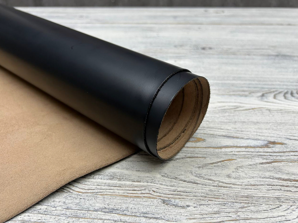 Bolero Wax Nero (1,4-1,6 мм), цв. Черный, натуральная кожа