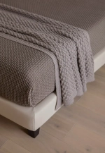 Покрывало BOUCLE 220x240 серо-коричневый