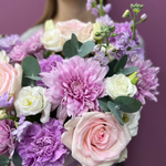 Коробка цветов "Лавандовая гармония" #19