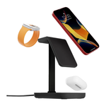 Зарядная станция MagSafe Twelve South HiRise 3 для iPhone, Apple Watch и AirPods Беспроводная зарядка: Qi 10 Вт, Qi 5 Вт, магнитное крепление для зарядки Apple Watch (Qi 3 Вт). Проводная зарядка: нет. Есть LED-индикация