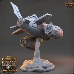Pilot Horst Stauffer in Blue Gryphon Bomber - The Tenacious Tinkerers of Todthaven
