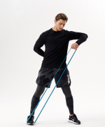 Эспандер ленточный для кросс-тренинга STARFIT ES-803, 11-36 кг, 208х2,9 см, синий