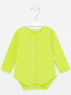 Боди детское, цвет салатовый,рост 62