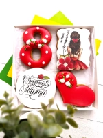 Имбирные пряники на 8 марта вкусный подарок