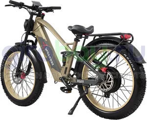 Электровелосипед Yokamura Dyna 2500W (52V/30Ah) - Military Khaki фото №7
