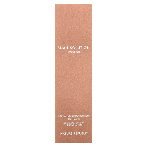 Nature Republic, Snail Solution, эмульсия, 120 мл (4,05 жидк. унции)