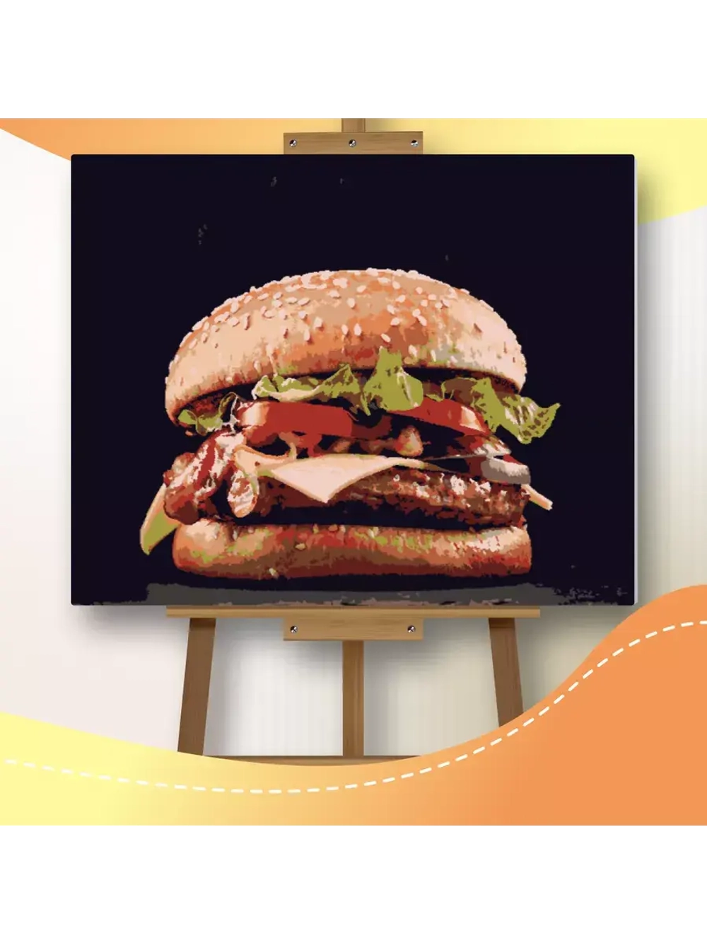 Картина по номерам Корги