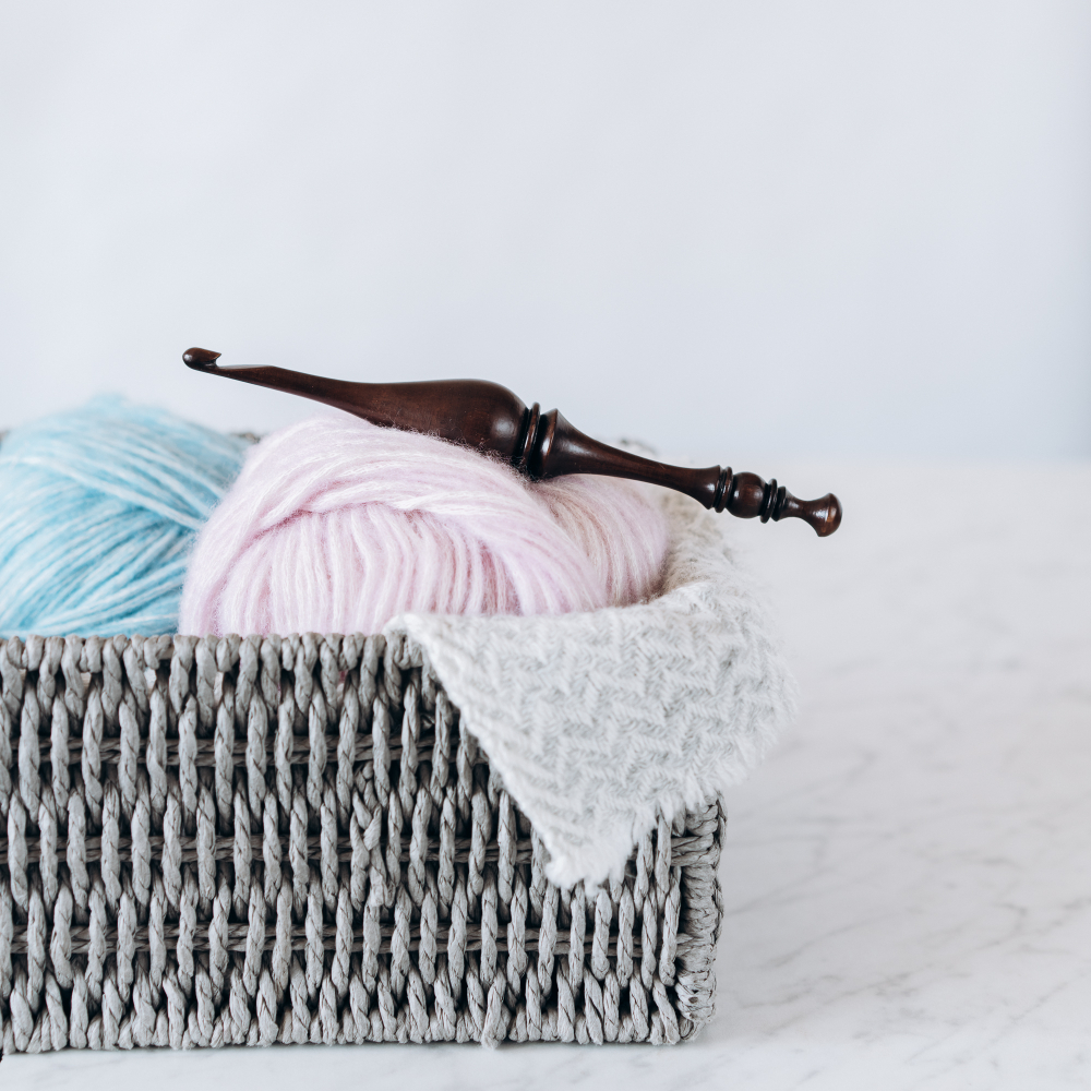 Деревянный крючок для вязания из древесины кедра 6 мм. K247