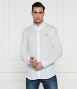 Льняная рубашка POLO RALPH LAUREN - белый(710966294)