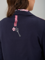 Костюм с брюками КБ-384/тсиний-пионы