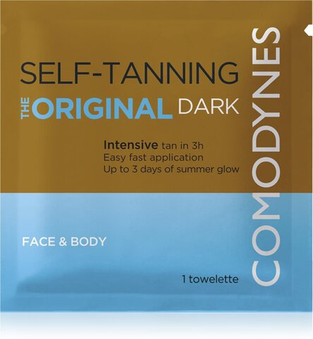 Comodynes Self-Tanning Towelette - салфетка автозагар для лица и тела /  dark 8 шт.   / GTIN 8428749337508