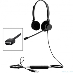 Jabra BIZ 2300 Duo UC проводная гарнитура USB-C ( 2399-829-189 )