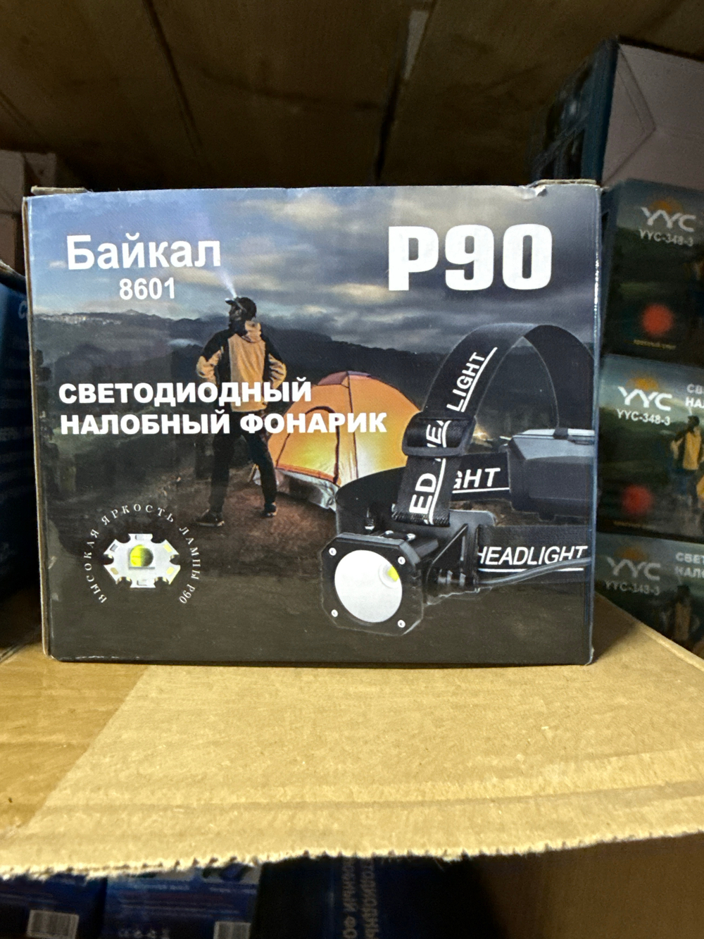 Фонарик налобный 8601