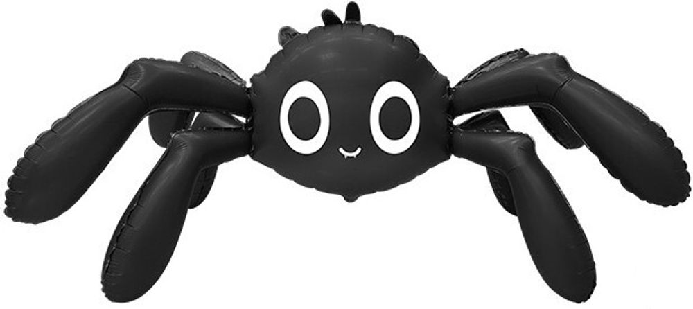 Шар 3D (57&#39;&#39;/145 см) Фигура, Паук, Черный, Сатин, 1 шт. в уп.