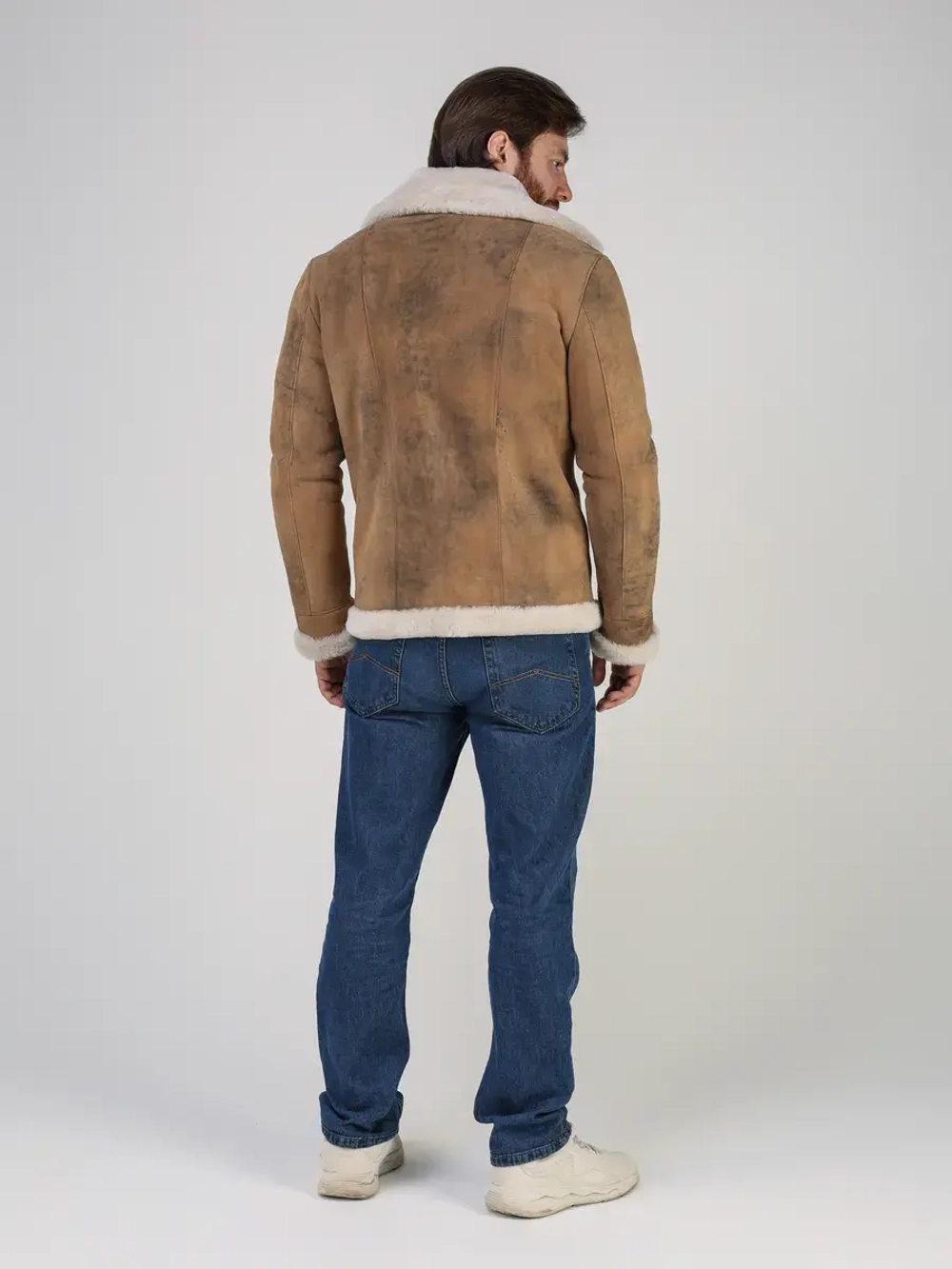 Дубленка зимняя натуральная куртка косуха