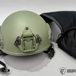 Бронешлем БР2 «LO» с защитой ушей, олива