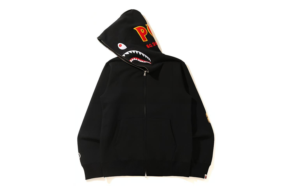 A Bathing Ape Shark Full Zip Худи Ss21 черный