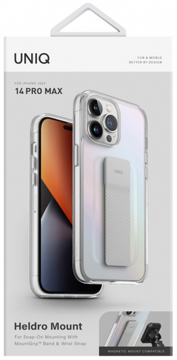 Чехол Uniq Heldro Mount для iPhone 14 Pro Max, радужный