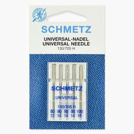 Иглы 5 Schmetz универсальные набор 130/705H №80,90(3),100 5 шт