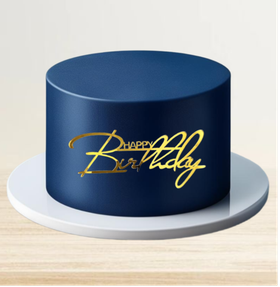 Топпер фронтальный Happy Birthday акрил №7