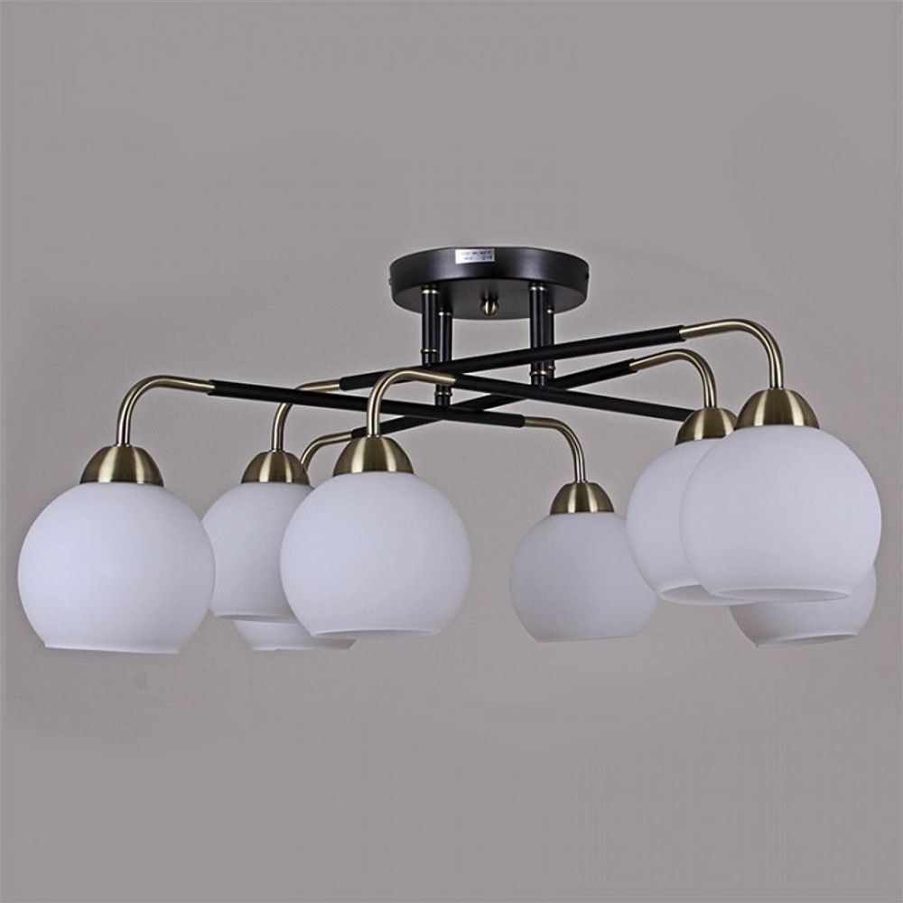 Потолочная люстра ILLUMICO  IL0252-8CSQ-79 BK AB