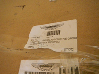 Юбка переднего бампера Aston Martin V12 Vantage (2009-2017)