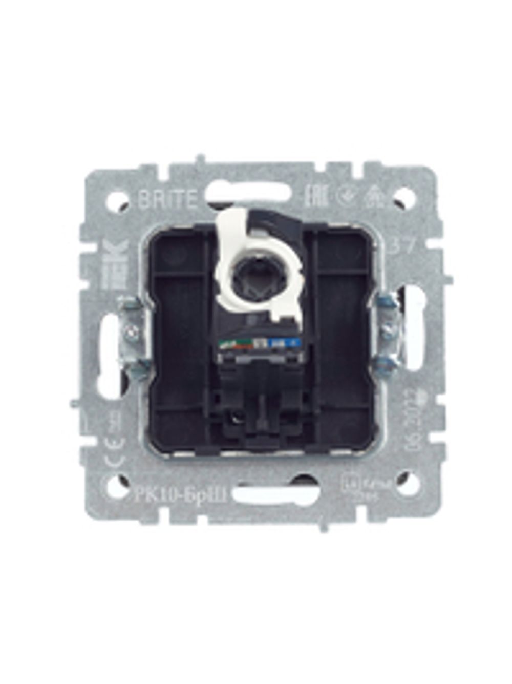 BRITE Розетка компьютерная RJ45 кат.5E РК10-БрШ шампань IEK