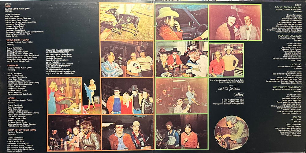 Jonas Fjeld Band - The Tennessee Tapes (Норвегия 1977г.)