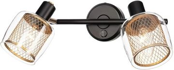 Спот с выключателем 2*E14 CL530525 черный Смит Citilux